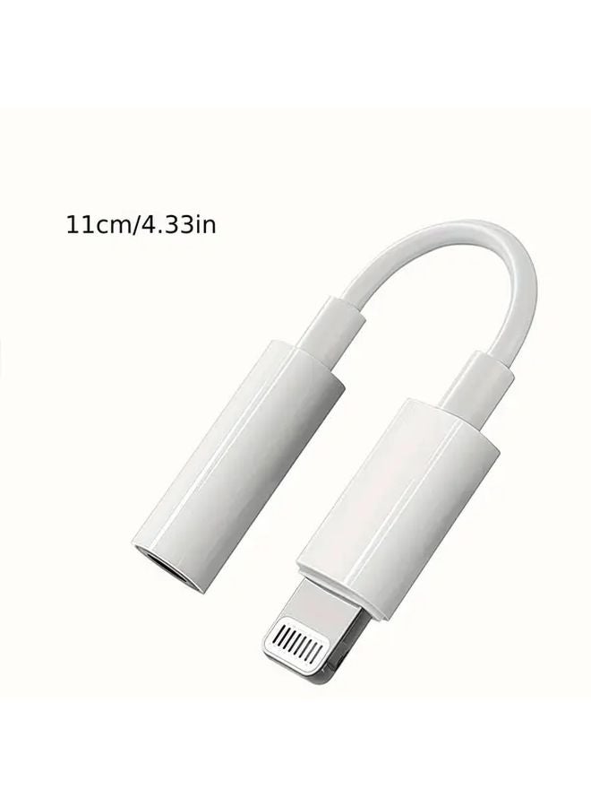قطعتان من كابل البرق إلى 3.5 ملم للصوت مع جهاز تحكم عن بعد لموسيقى ومكالمات iPhone - Image 2